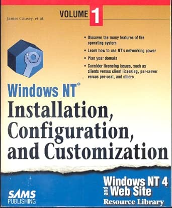 wins nt installation config and custom 1st edition sams 0672309890, 978-0672309892