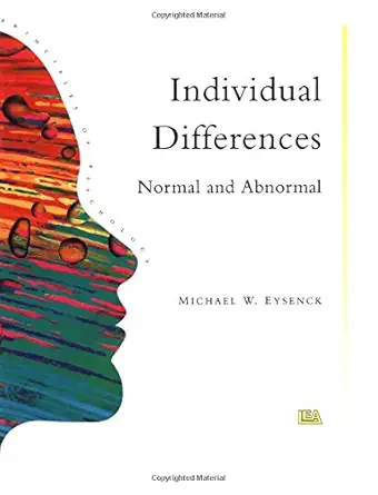 Individual Differences Normal And Abnormal