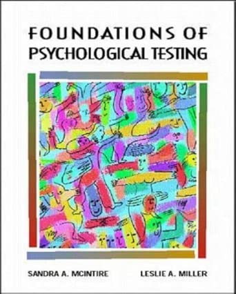 Foundations Of Psychological Testing