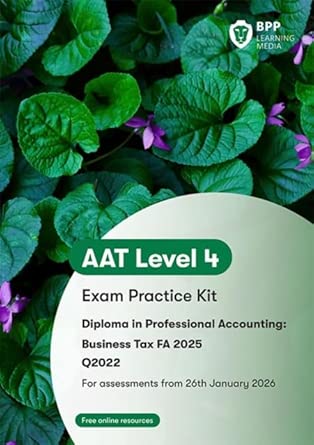 aat business tax exam practice kit 1st edition bpp learning media 1035530481, 978-1035530489