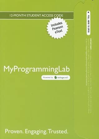 myprogrlab/etx a/c intro 12 month student access code 1st edition y daniel liang 0132991705, 978-0132991704
