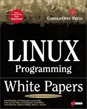 linux white papers on programming 1st edition e schindler 1576104737, 978-1576104736