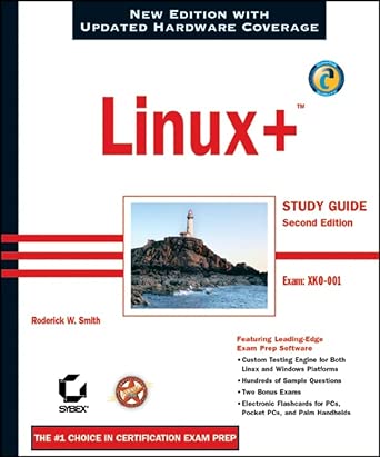 linux+ study guide exam xk0 001 1st edition roderick w smith 0782143121, 978-0782143126