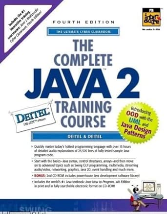 complete java 2 training course 1st edition harvey m deitel ,paul j deitel 0130649341, 978-0130649348