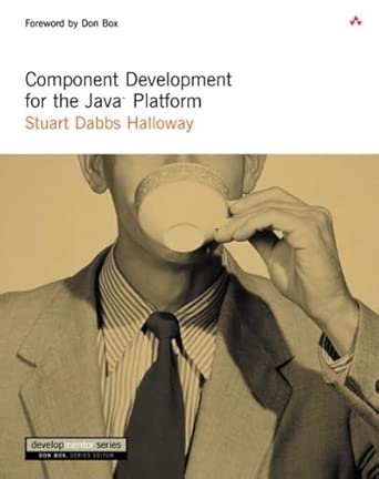 Component Development For The Java Platform
