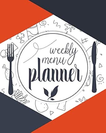 Weekly Menu Planner Notebook Meal Weekly Planner 52 Weeks Food Planner Journal Diary Notebook Size