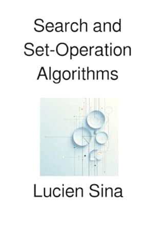 search and set operation algorithms de 1st edition lucien sina 3565160691, 978-3565160693