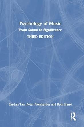 Psychology Of Music From Sound To Significance