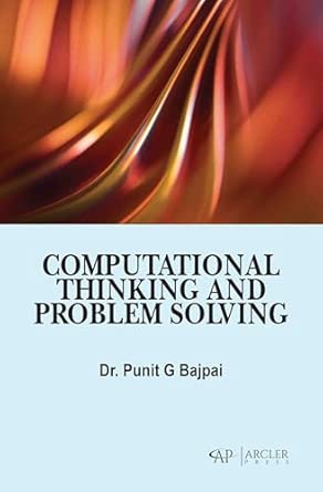 Computational Thinking And Problem Solving