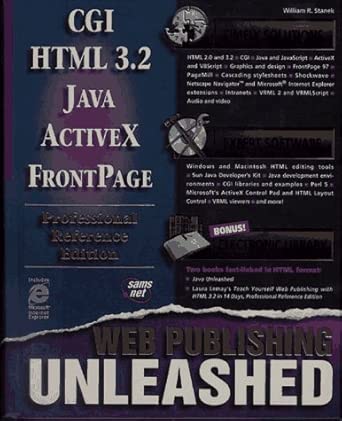Professional   Cgi Html 3 2 Java Activex Frontpage