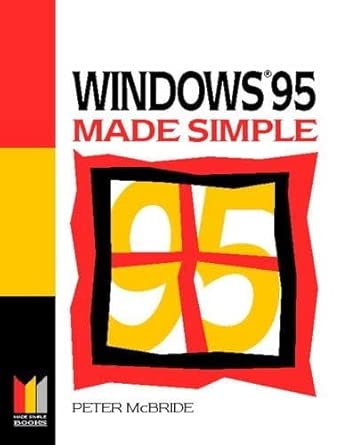 windows 95 made simple 1st edition p k mcbride 0750623063, 978-0750623063