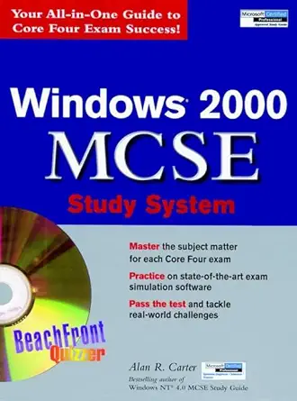 windows 2000 mcse study system simple meatless recipes for great food 1st edition alan r carter 0764547011,