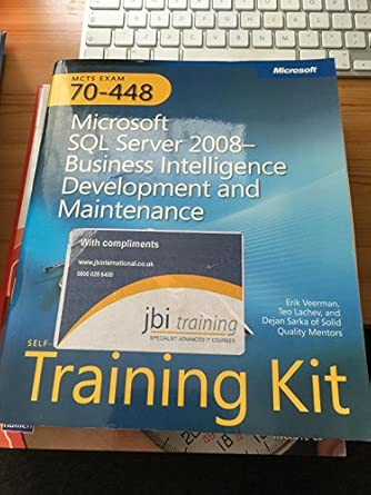 mcts self paced training kit microsofta sql servera 2008 business intelligence development and maintenance