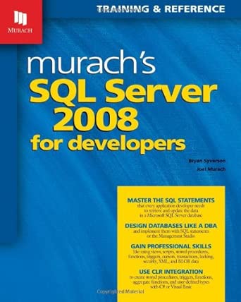murachs sql server 2008 1st edition bryan syverson ,joel murach 1890774510, 978-1890774516