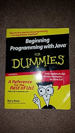 beginning programming with java for dummies step by step instructions to java programming no experience