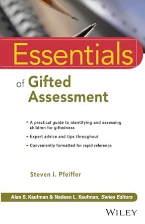 Essentials Of Gifted Assessment