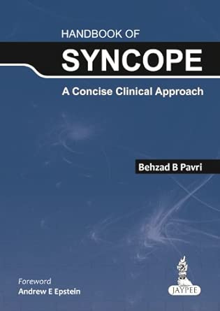 Handbook Of Syncope A Concise Clinical Approach