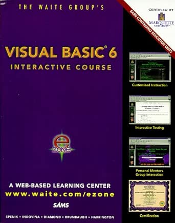 visual basic 6 interactive course a web based learning center 1st edition mark spenik ,andrew indovina ,cliff