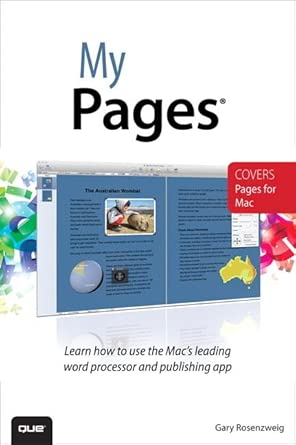 my pages 1st edition rosenzweig gary 0789750074, 978-0789750075