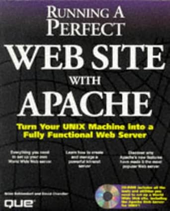 running a perfect web site with unix 1st edition d chandler 0789707454, 978-0789707451