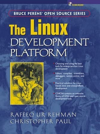 the linux developement plateform configuring using and maintaining a complete programming environment cd rom
