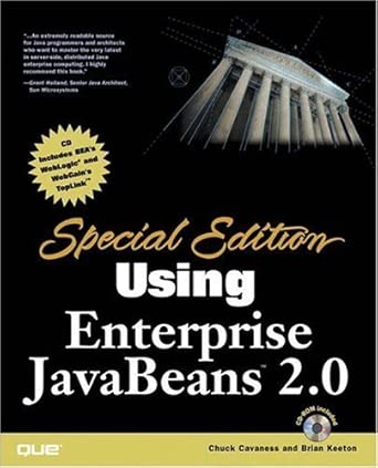 using enterprise javabeans 2 0 1st edition cavaness chuck ,keeton brian 0789725673, 978-0789725677
