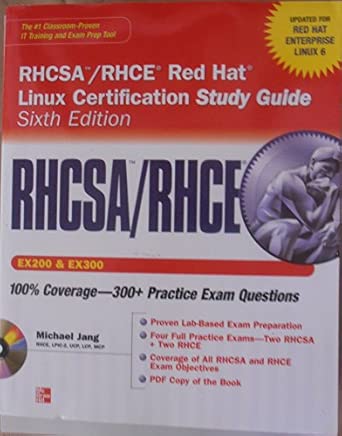 rhcsa/rhce red hat linux certification study guide exams 1st edition freelance technical writer michael jang