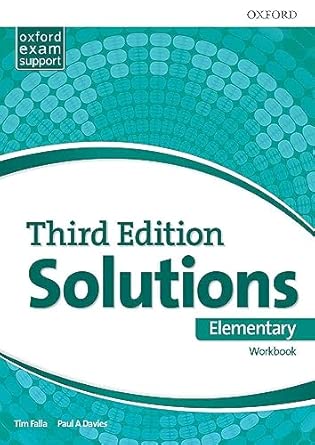 solutions elementary workbook 1st edition tim falla ,paul a davies 0194561860, 978-0194561860