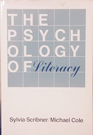 the psychology of literacy 1st edition s scribner 0674721152, 978-0674721159