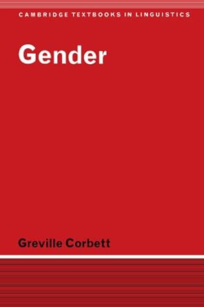 gender 1st edition greville corbett 052133845x, 978-0521338455