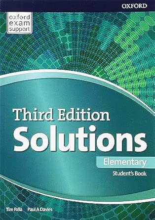 solutions elementary students book 1st edition tim falla ,paul a davies 0194561836, 978-0194561839