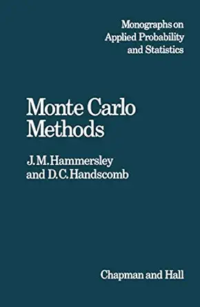 monte carlo methods 1st edition j hammersley 9400958218, 978-9400958210