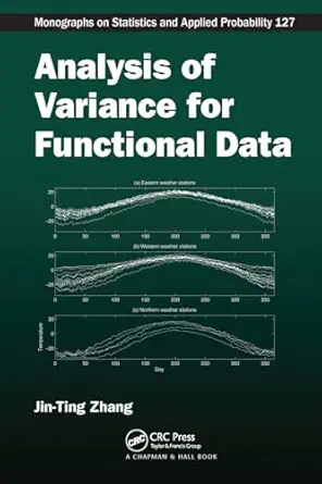 analysis of variance for functional data 1st edition jin ting zhang 1032920394, 978-1032920399