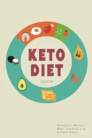keto diet journal ketogenic macros meal tracking log and food diary 1st edition enchanted willow 1792933746,