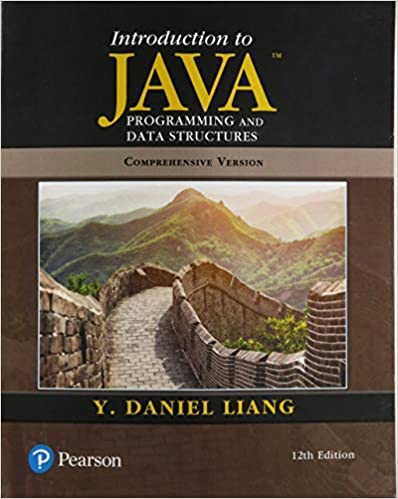 introduction to java programming and data structures comprehensive version 12th edition y. daniel liang
