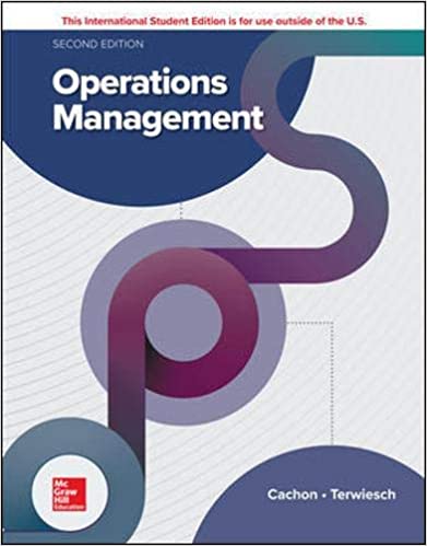 operations management 2nd edition gerard cachon, christian terwiesch 1260547612, 978-1260547610