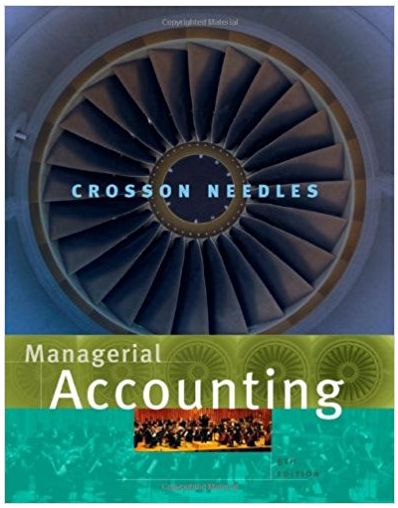 managerial accounting 8th edition susan v. crosson, belverd e. needles 9780618777174, 618777180, 618777172,