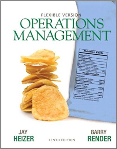 operations management 10th edition jay heizer, barry render 978-0136119418, 136119417, 978-0132163927