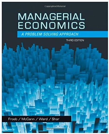 Managerial Economics A Problem Solving Approach