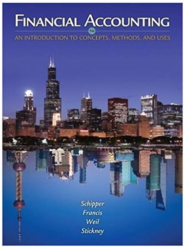 financial accounting an introduction to concepts, methods and uses 14th edition roman l. weil, katherine