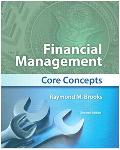financial management core concepts 2nd edition raymond m brooks 132671034, 978-0132671033