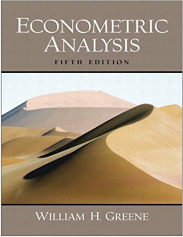 econometric analysis 5th edition william h. greene 130661899, 978-0130661890