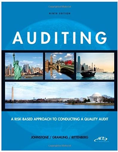 auditing a risk based approach to conducting a quality audit 9th edition karla johnstone, audrey gramling,