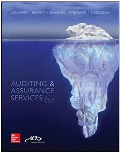 auditing and assurance services 6th edition timothy louwers, robert ramsay, david sinason, jerry straws