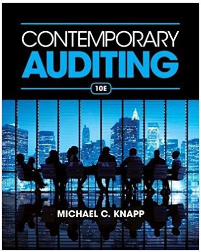 contemporary auditing 8th edition michael c. knapp 978-0538466790, 538466790, 978-1285066608