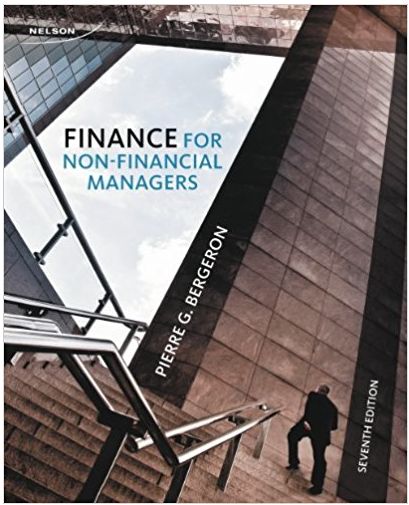 finance for non financial managers 7th edition pierre bergeron 176530835, 978-0176530839