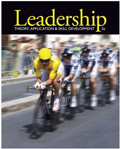 leadership theory application and skill development 5th edition robert n. lussier, christopher f. achua