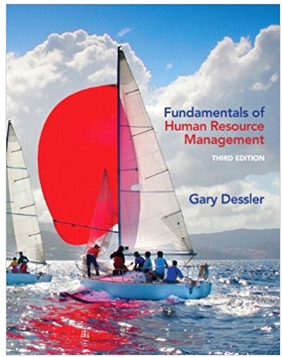 fundamentals of human resource management 3rd edition gary dessler 132994909, 978-0132994903