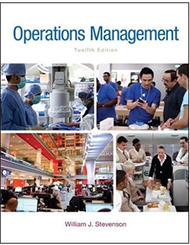 operations management 12th edition william j stevenson 2900078024107, 78024102, 978-0078024108
