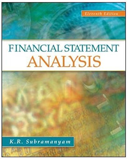 financial statement analysis 11th edition k. r. subramanyam, john wild 78110963, 978-0078110962